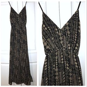 Tribal Print Maxi Dress